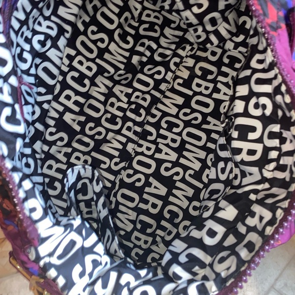 Marc Jacobs Large Purple Duffel Bag, Diaper Bag, Tote Travel Bag Lots of Pockets - Picture 10 of 14